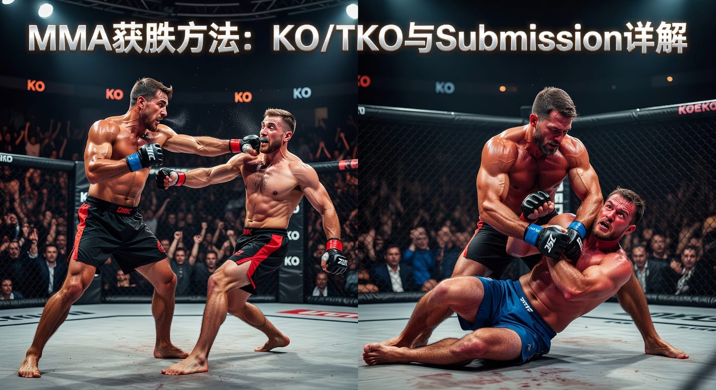 MMA方法 method of victory KO/TKO Submission｜亚博体育